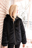 MANTEL HOODED FUR JACKET