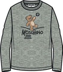 MOSCHINO LOGO BEAR WITH BALL GRAPHIC TSHIRT