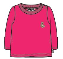MOSCHINO LONG SLEEVE MINI BEAR LOGO T-SHIRT