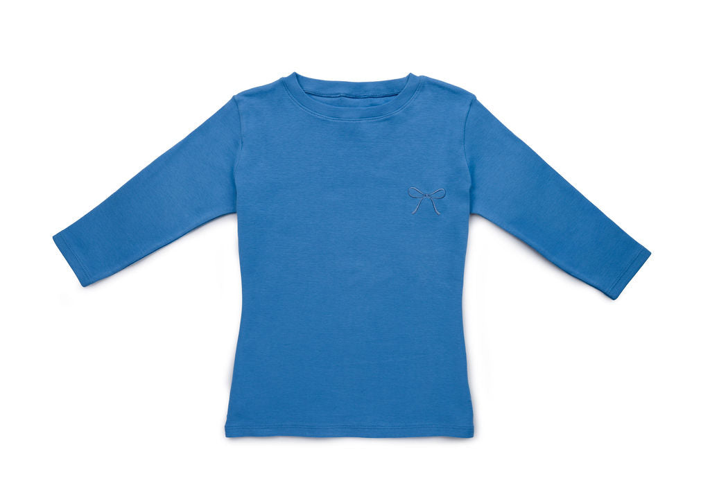 POSITIVIT EMBROIDERED BOW TEE