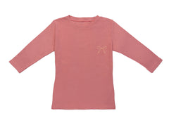 POSITIVIT EMBROIDERED BOW TEE