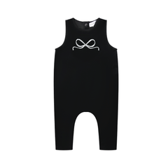 BOPOP EMBROIDERED BOW OVERALL