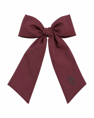 BANDEAU TAFFETA WINTER CLASSIC MEDIUM BOW CLIP