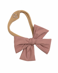 BANDEAU TAFFETA WINTER DRESSY BOW NYLON BAND