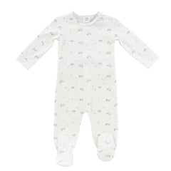 KIPP BABY 3PC BERRY PATTERN FOOTIE,BIB & BLANKET