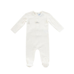 KIPP BABY 3PC POINTELLE FOOTIE,PIXIE BONNET & BLANKET