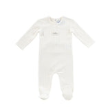 KIPP BABY 2PC POINTELLE FOOTIE AND PIXIE BONNET