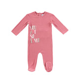 KIPP BABY TEXT RIB FOOTIE