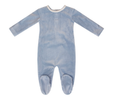 KIPP BABY 2PC TEXTURED VELOUR FOOTIE WITH HAT