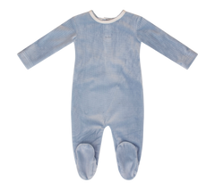 KIPP BABY 2PC TEXTURED VELOUR FOOTIE WITH HAT