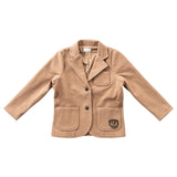 KIPP EMBLEM POCKET WOOL BLAZER