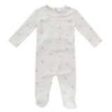 KIPP BABY 2PC BUTTERFLY FOOTIE + BONNET SET