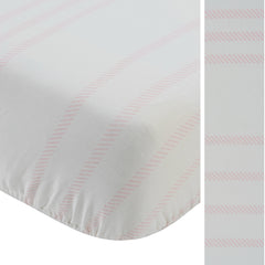 KIPP BABY STRIPED FITTED BASSINET SHEET