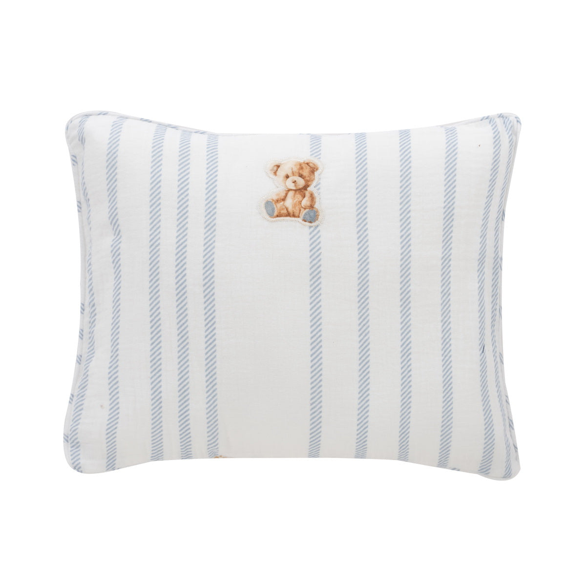 KIPP BABY STRIPED TEDDY THROW PILLOW