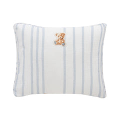 KIPP BABY STRIPED TEDDY THROW PILLOW