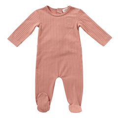 KIPP BABY EMBROIDERED RIB FOOTIE