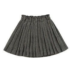 KLAI HOUNDSTOOTH PLEATED SKIRT