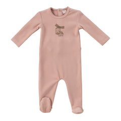 KIPP BABY FELT BOW FOOTIE