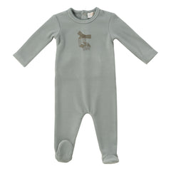 KIPP BABY FELT BOW FOOTIE