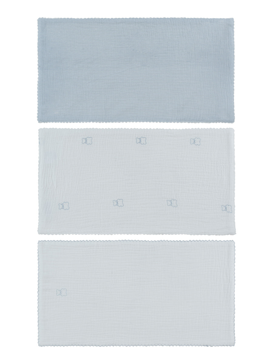 KIPP BABY PETIT OURS BURP CLOTHS (SET OF 3)