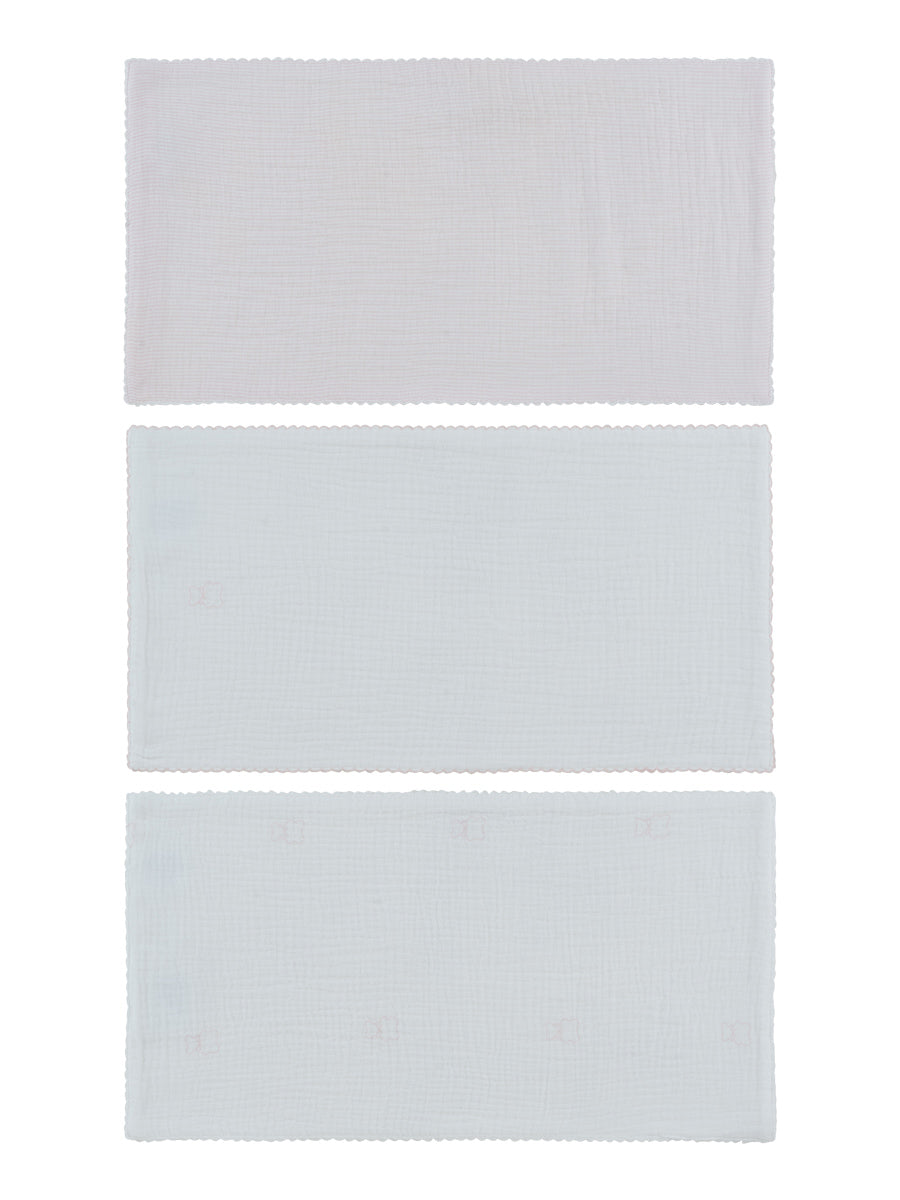KIPP BABY PETIT OURS BURP CLOTHS (SET OF 3)