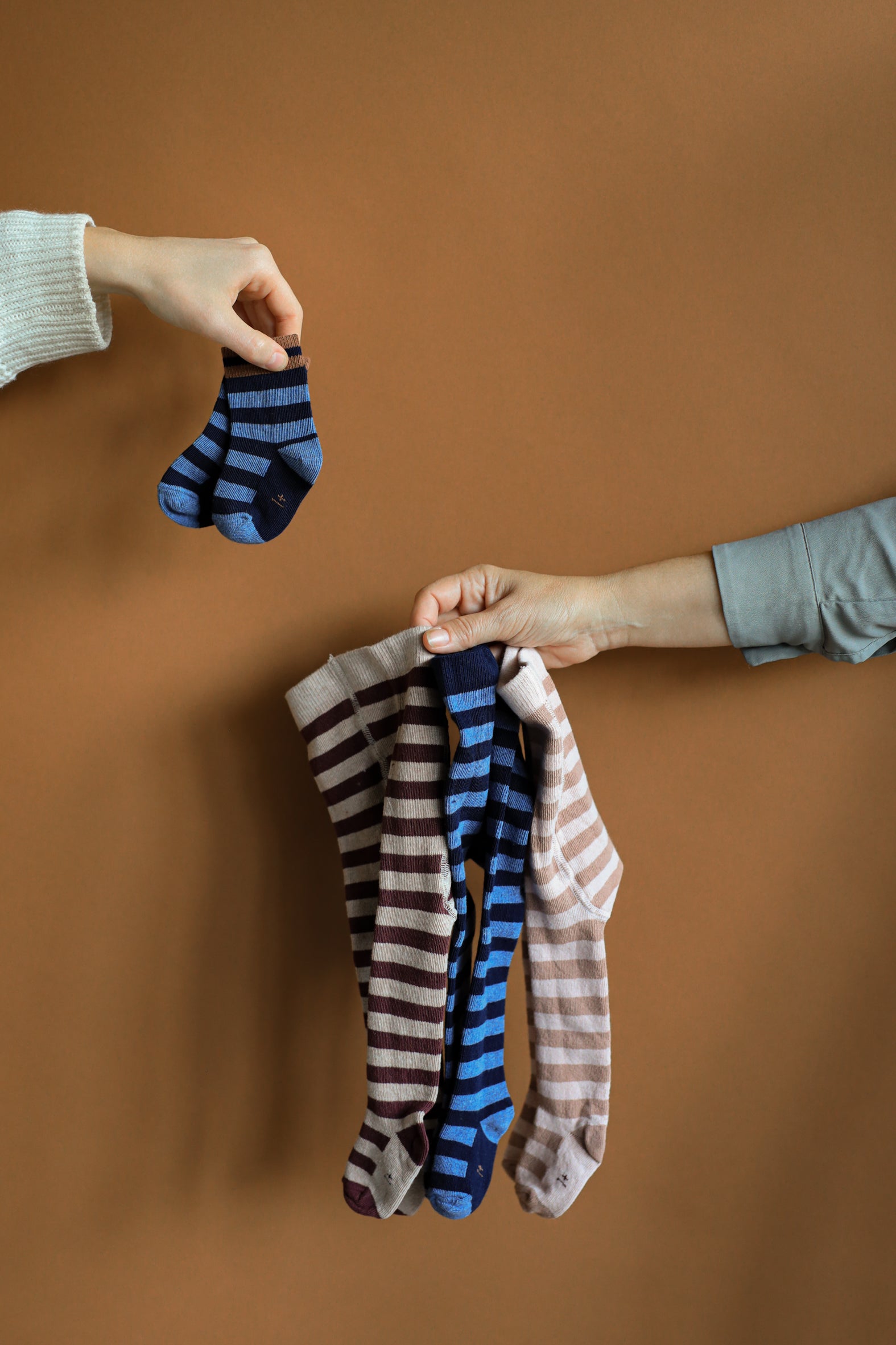 1+IN THE FAMILY STRIPED TIGHTS