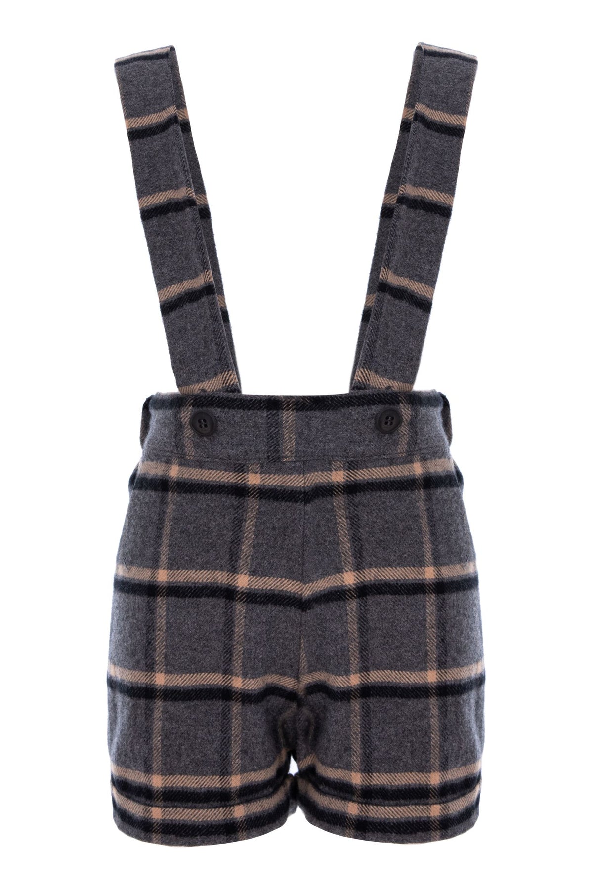 PERNILLE PLAID PANTS WITH SUSPENDERS