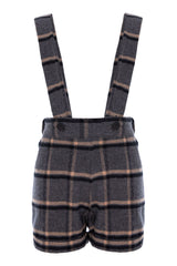 PERNILLE PLAID PANTS WITH SUSPENDERS