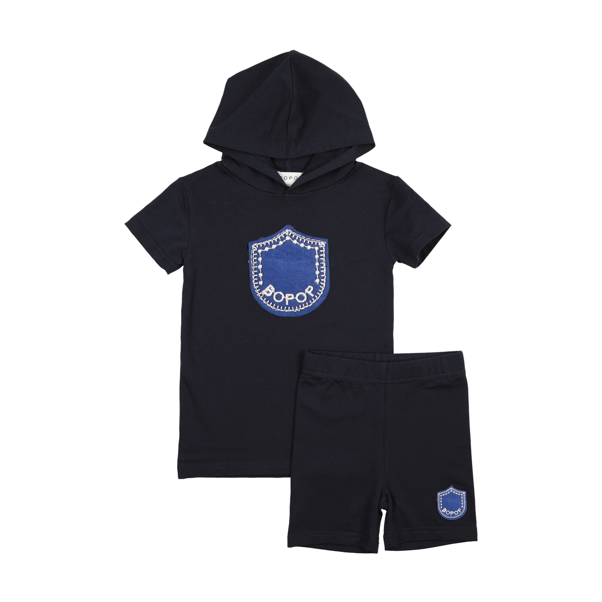 BOPOP 2PC EMBLEM BABY SET