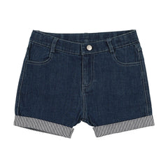 BOPOP 2PC PINSTRIPE SS TEE AND SHORTS SET