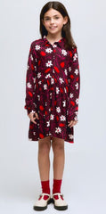 COMPANIA FANTASTICA MINI TULIP FLOWER PRINT DRESS