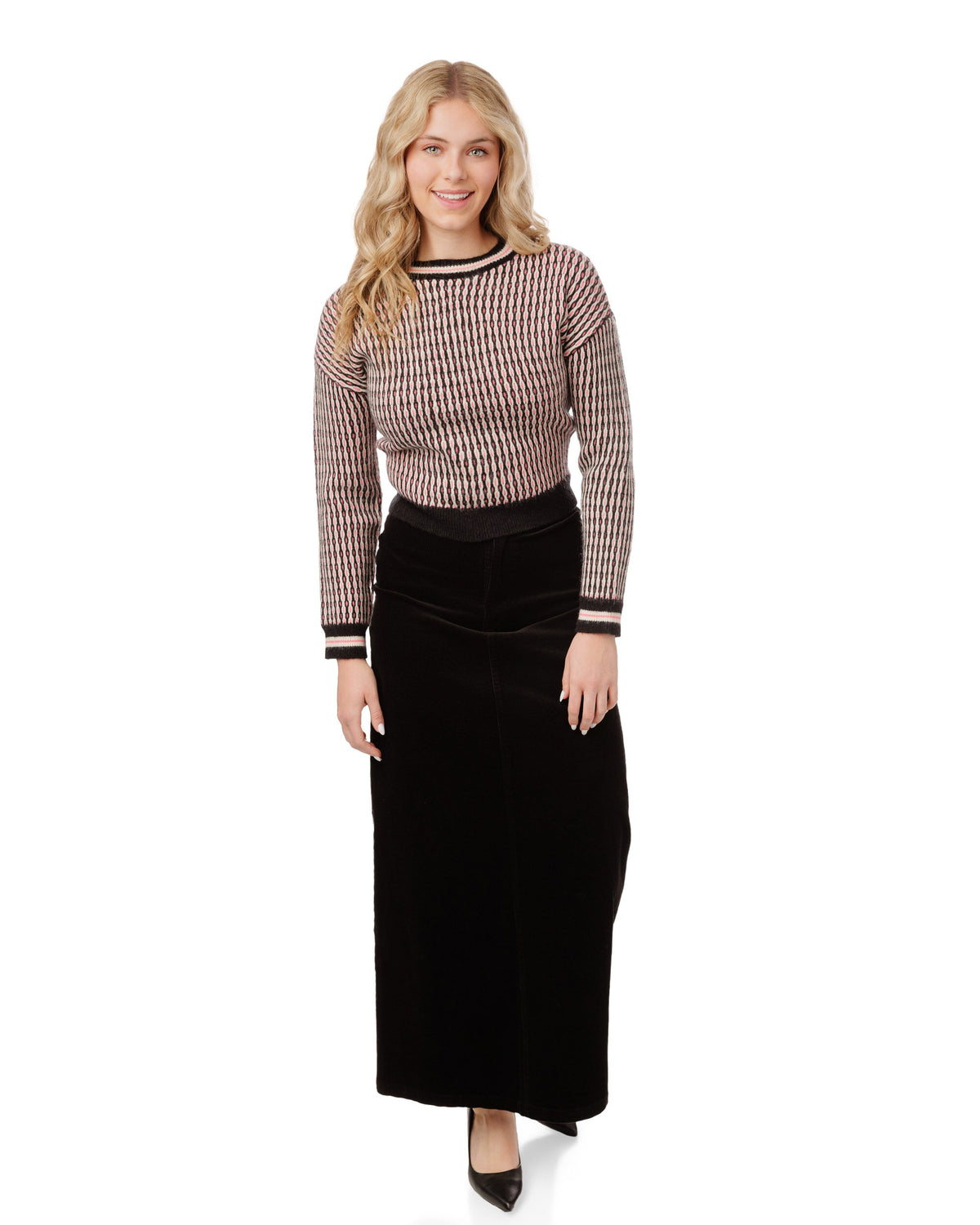 ZOEY+OLIVER TEEN PRINT SWEATER