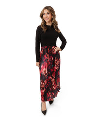 ENGLISH KNIT ABSTRACT DRESS