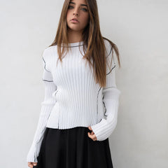 N.M. RIBBED SWEATER