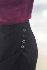 GEM WOOL WRAP SKIRT