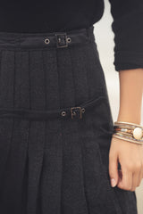 GEM PLEATED SKIRT