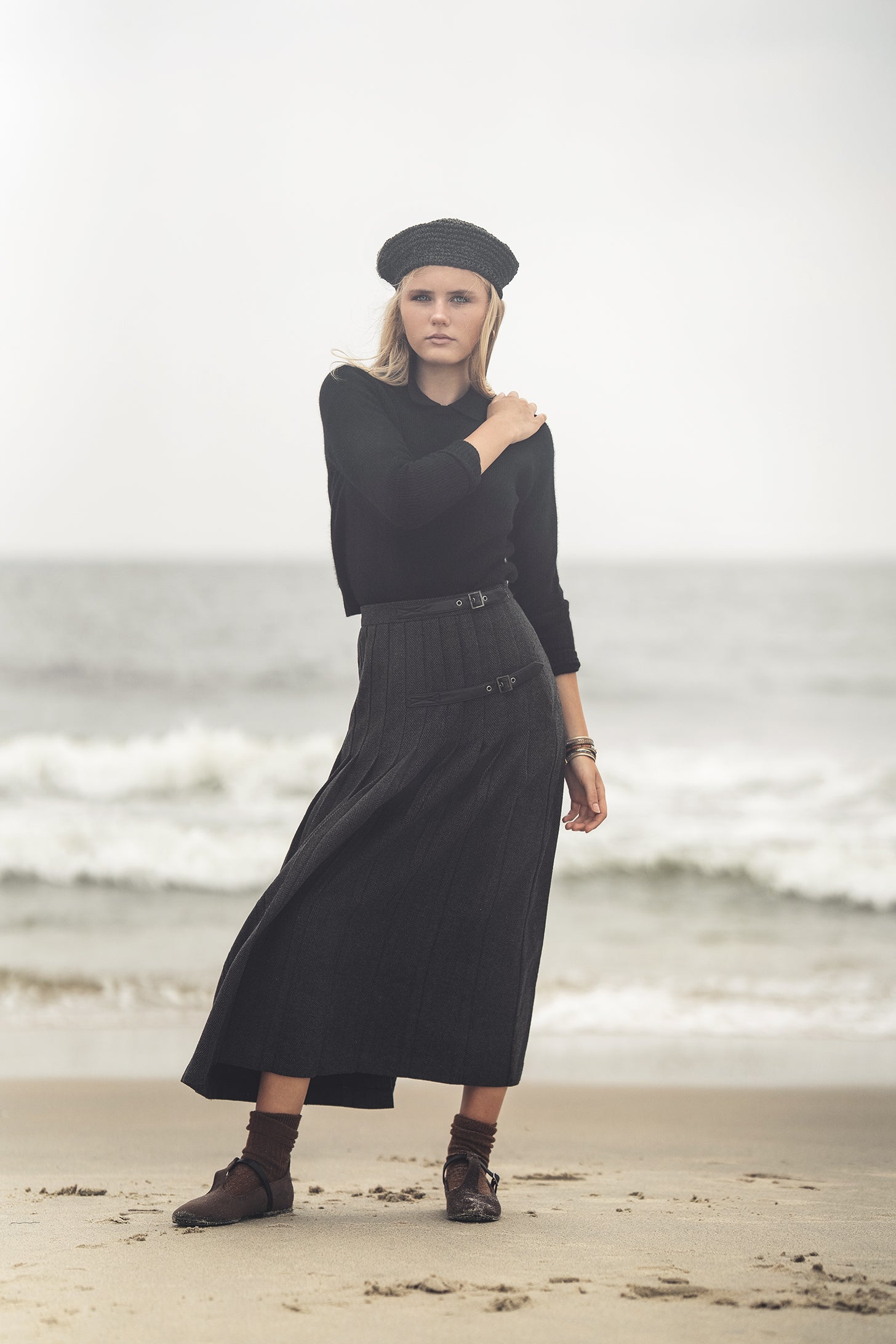 GEM PLEATED SKIRT