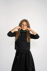 KIX TEEN LOGO DETAIL TURTLENECK