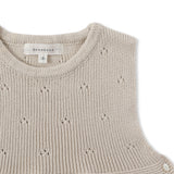 BENE BENE BABY MOU EYELET KNIT BIB TOP