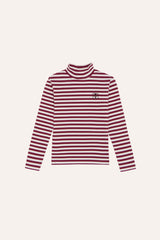 THE CAMPAMENTO STRIPED TURTLENECK