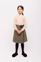 OLIVIA ROHDE 2PC LONG SLEEVE TURTLENECK WITH DOUBLE BREASTED QUILTED JUMPER