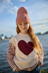 TUMBLE 'N DRY CHLOE HEART KNIT VEST