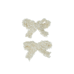 BANDEAU TWEED COLLECTION BOW CLIP SET