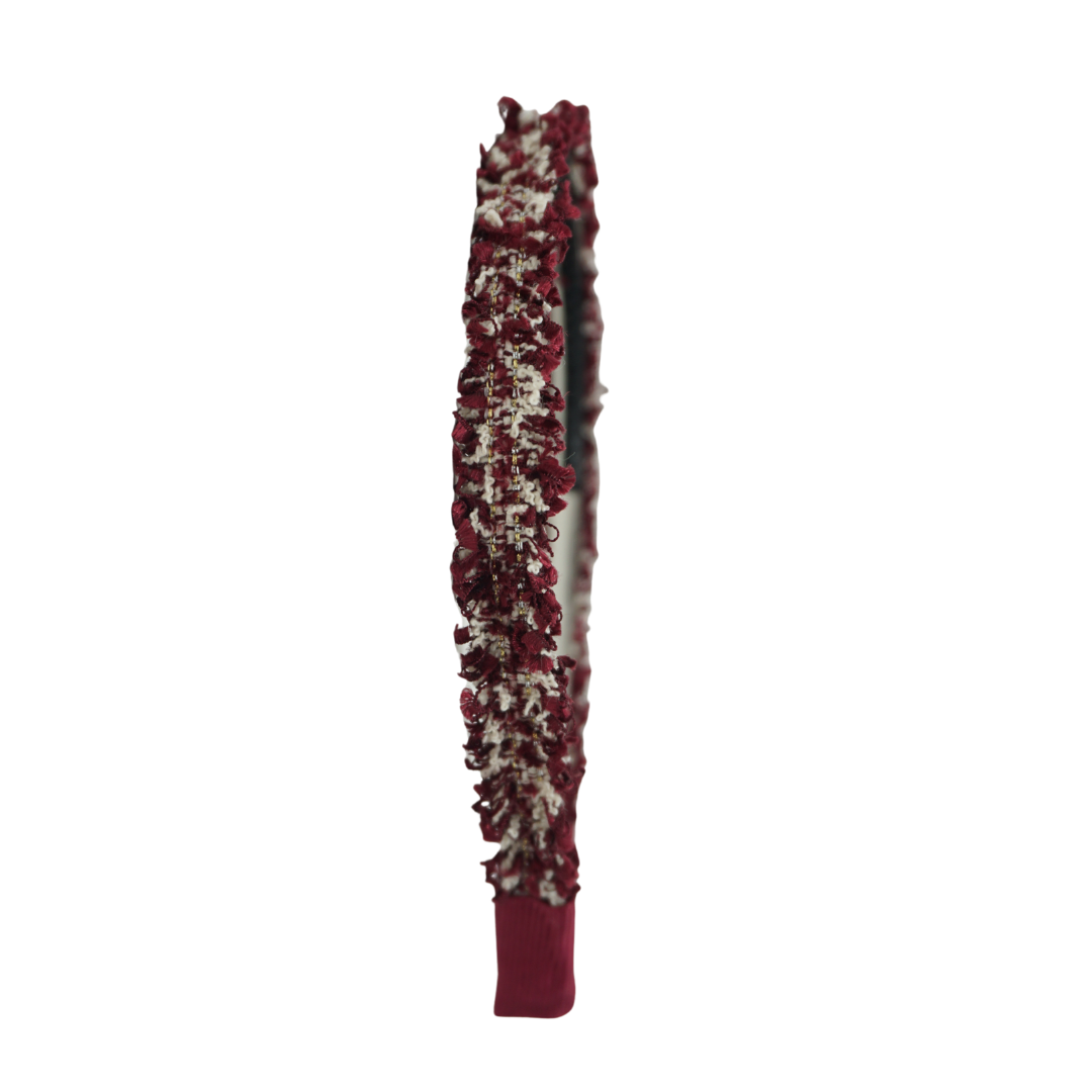 BANDEAU TWEED COLLECTION THIN FLAT HEADBAND