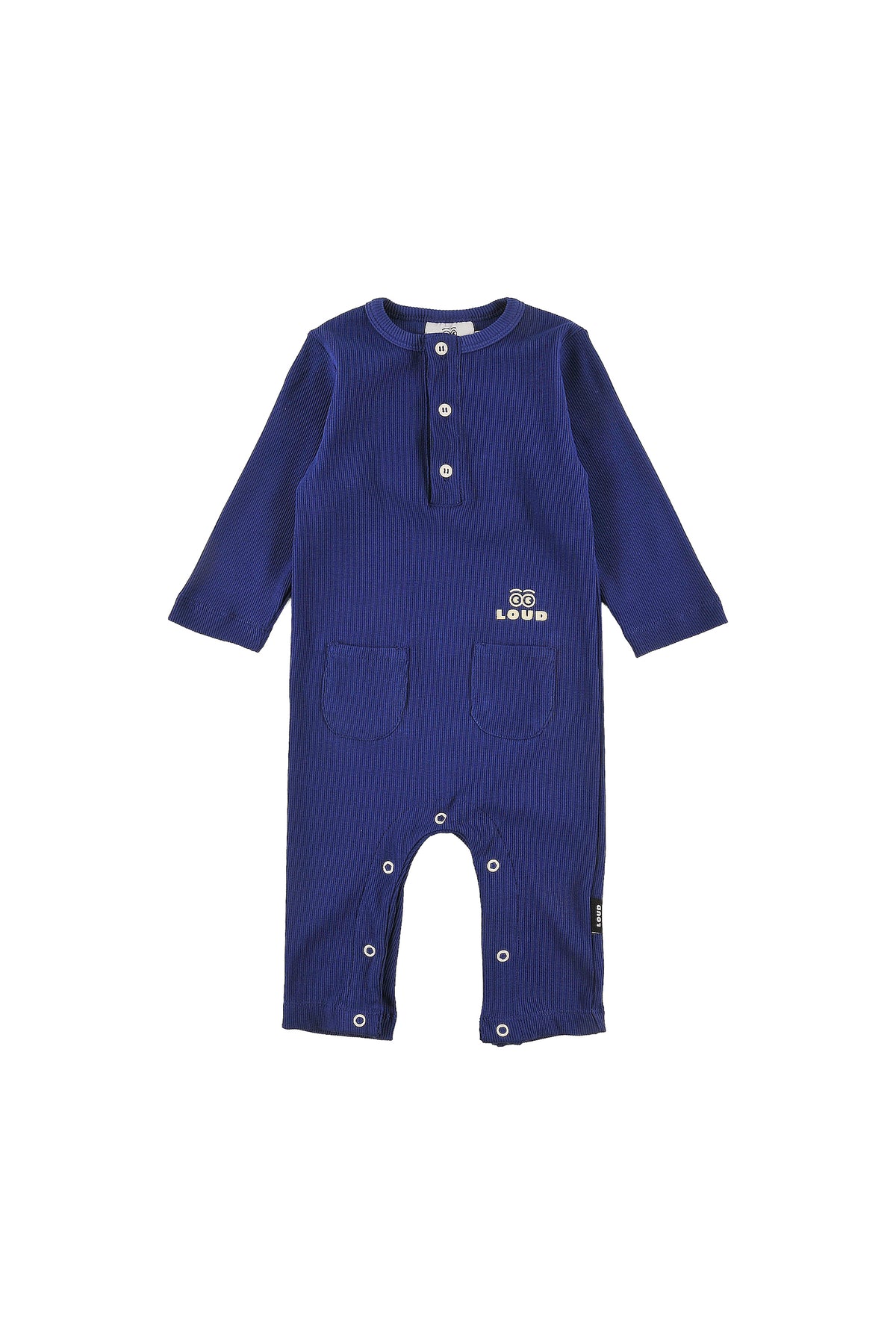 LOUD APPAREL "VERBIER" LOGO PRINT ROMPER