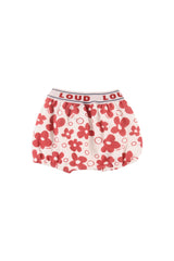 LOUD APPAREL "NOSTALGIA" LOGO ELASTIC WAIST BLOOMERS