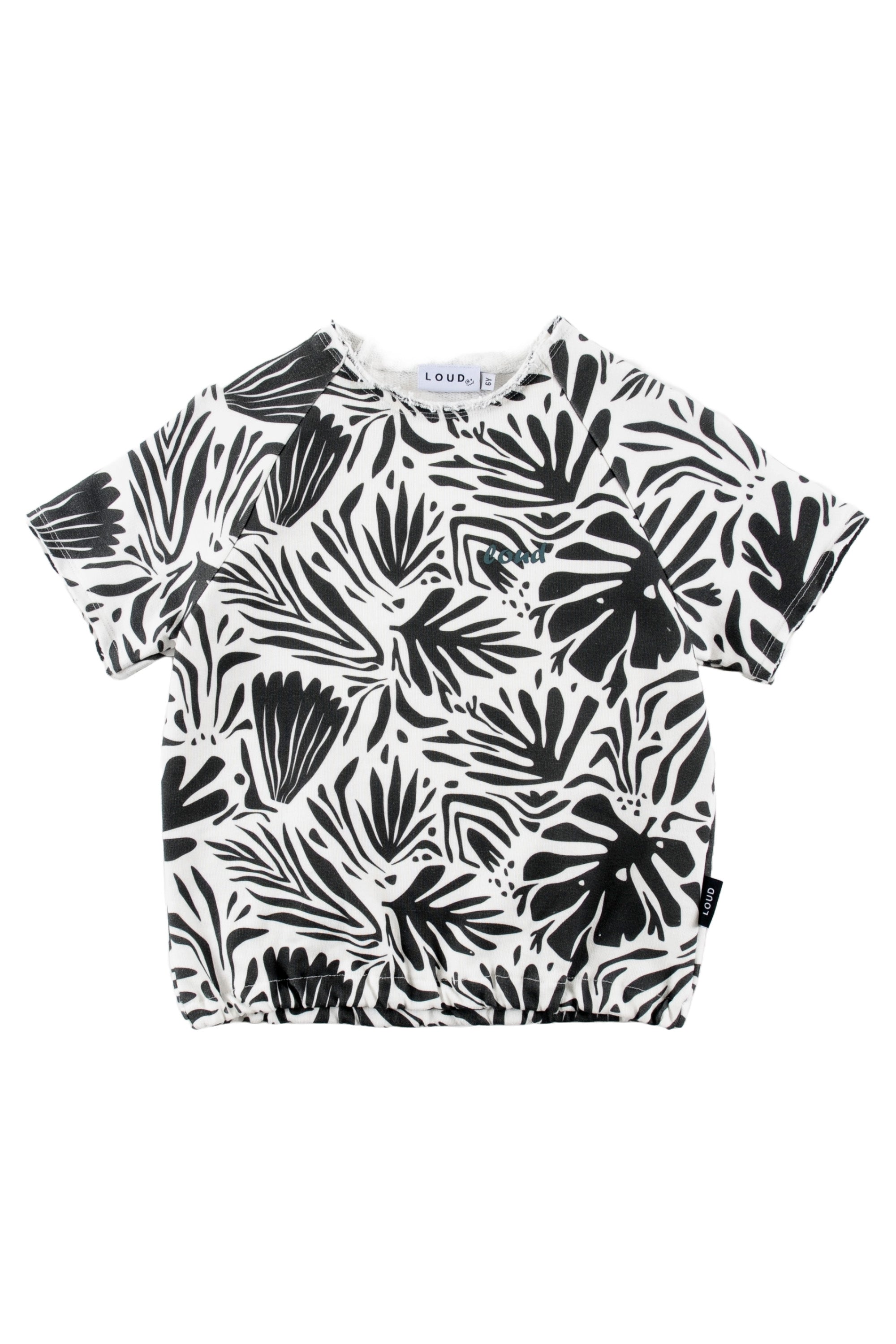 LOUD APPAREL FLORAL ABSTRACT TOP
