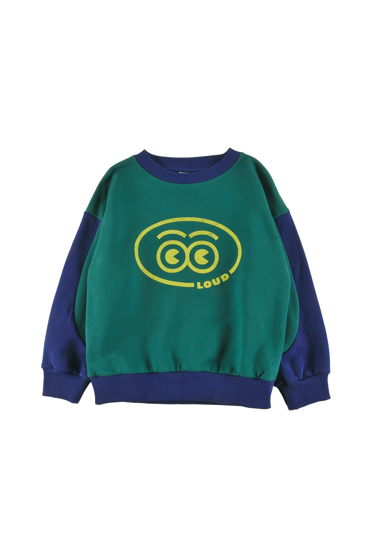 LOUD APPAREL "SLEIGH" COLORBLOCK LOGO SWEATER