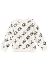 LOUD APPAREL "TRIBE" LOGO EYES ALLOVER PRINT TOP