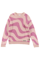 LOUD APPAREL "COOKIES" LOGO TAPE WAVE SWEATER TOP